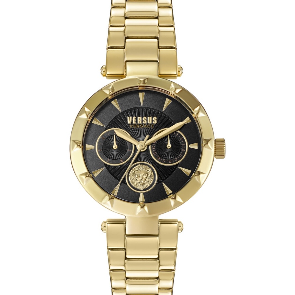 Gold Versace Watch